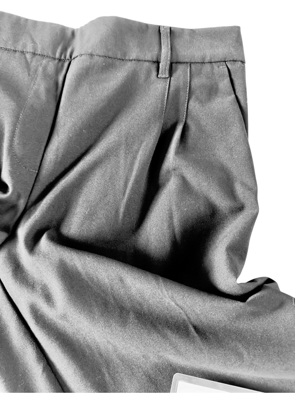 C by One Black Wide Leg Pull-On Career Pants Size M Elastic Back Waist - Picture 10 of 16
